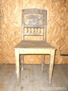 Antik paraszti fenyő szék