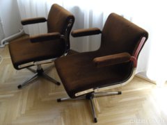 Magyar retro design "Helén" forgó fotel szék több darab!