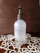 Antik mini szikvízes üveg