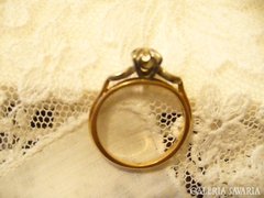 Antik arany, brill gyűrű