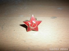 szovjet sapka jelvény