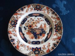 19 sz IMARI-angol antik tányér- 23x2,5 cm