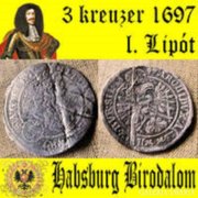 Ausztria ezüst 3 kreuzer 1697 Brieg I. Lipót 