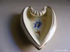 Zsolnay szív hamutartó - gyűrűtartó