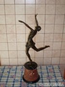 Art deco bronz szobor "táncosnő"