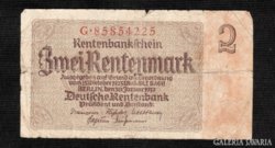 Németország 2 Rentenmark 1937  
