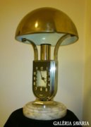  Art Deco  lámpa-óra. 