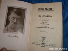 Adolf Hitler-- Mein kampf 1936 hibátlan !!