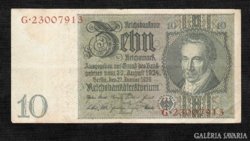 10 Márka 1929 Reichsmark