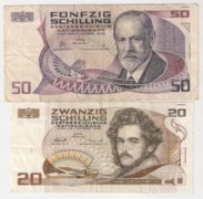 Ausztria 70 Shilling 1986 Használt!