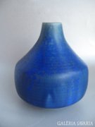 Kék kristálymázas váza (skandináv design)