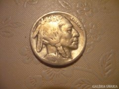 USA 5 Cent bölényes 1920  VF