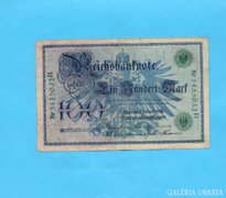 Németország 100 márka 1908 Zöld