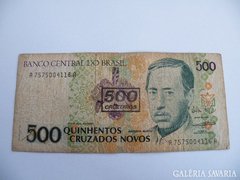 BRASIL 500 CRUZADOS NOVOS CRUZEIROS ND (1991) 