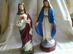 Jézus és Szűz Mária szobor