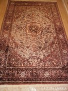 Ghom Patina Kézi selyem Perzsa szőnyeg