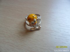 Ezüst  Csőrikés gyűrű ( állítható méretű )