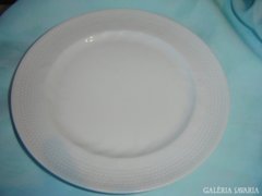Fehér nyomott mintás alföldi süteményes tányér