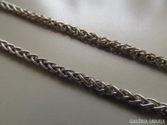 Fonott sterling ezüst nyaklánc 44,5 cm