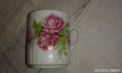 Zsolnay rózsás teás csésze