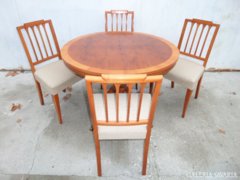 4 személyes klasszicista stil asztal, szék. 