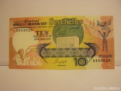 Seychelles - szk. - 10 Rupees / 1989 / aUNC .