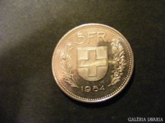 5 svájci frank 1984