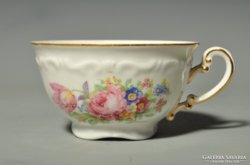 Zsolnay barokkos rózsás teás csésze, pótlásra.- 3