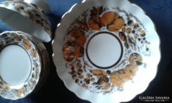 Lomonoszov arany sütis, váza, mogyorótál, arany