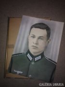 Német katona festmény