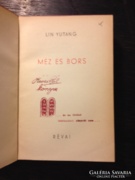 Lin Yutang: Méz és Bors / 1943 / Révai