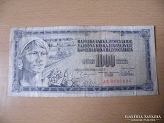 JUGOSZLÁVIA 1000 DINÁR 1978 AS
