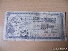 JUGOSZLÁVIA 1000 DINÁR 1978 AU