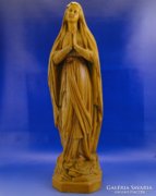 0A362 Nagyméretű csontszerű imádkozó Mária szobor