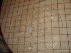 Hatalmas üveg tányér 33 cm