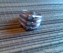 Akvamarin köves ezüst gyűrű
