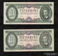 10 Forint 1962 (2.Db)