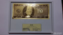 Arany 100 dolláros bankjegy