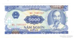5000 dong 1991 Vietnam UNC