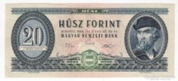 20 forint 1969 UNC