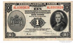 1943 Holland Indiák 1 gulden