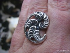 AKCIÓ!Antikolt Fantázia ezüst gyűrű 