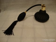 Fekete üveg pumpás parfümszóró parfümös üveg