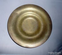 TIFFANY New York aranyozott bronz tál