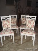Provence székek 4 db angol rózsás kárpittal