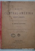 Dr.Joseph Chavanne, Karte von  Central - Amerika und West - Indien.1882 (Czernowitz)