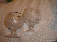 Konyakos kristály pohár