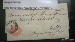 1861. 5 kr levélen