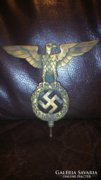 Német náci ss birodalmi zászló csúcs