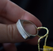 Gyöngyházas Ezüst gyűrű